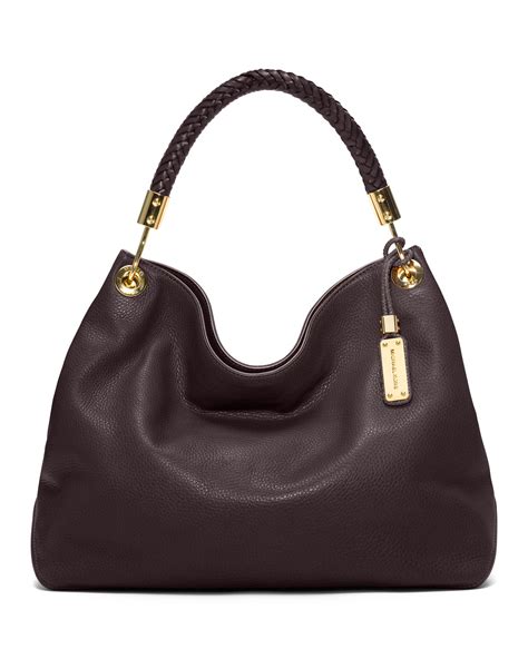 scorpios large woven shoulder bag michael kors|michael kors skorpios large shoulder bag .